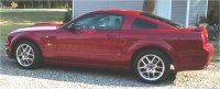 2008 Mustang, owned by Vanessa and Chris Finch.